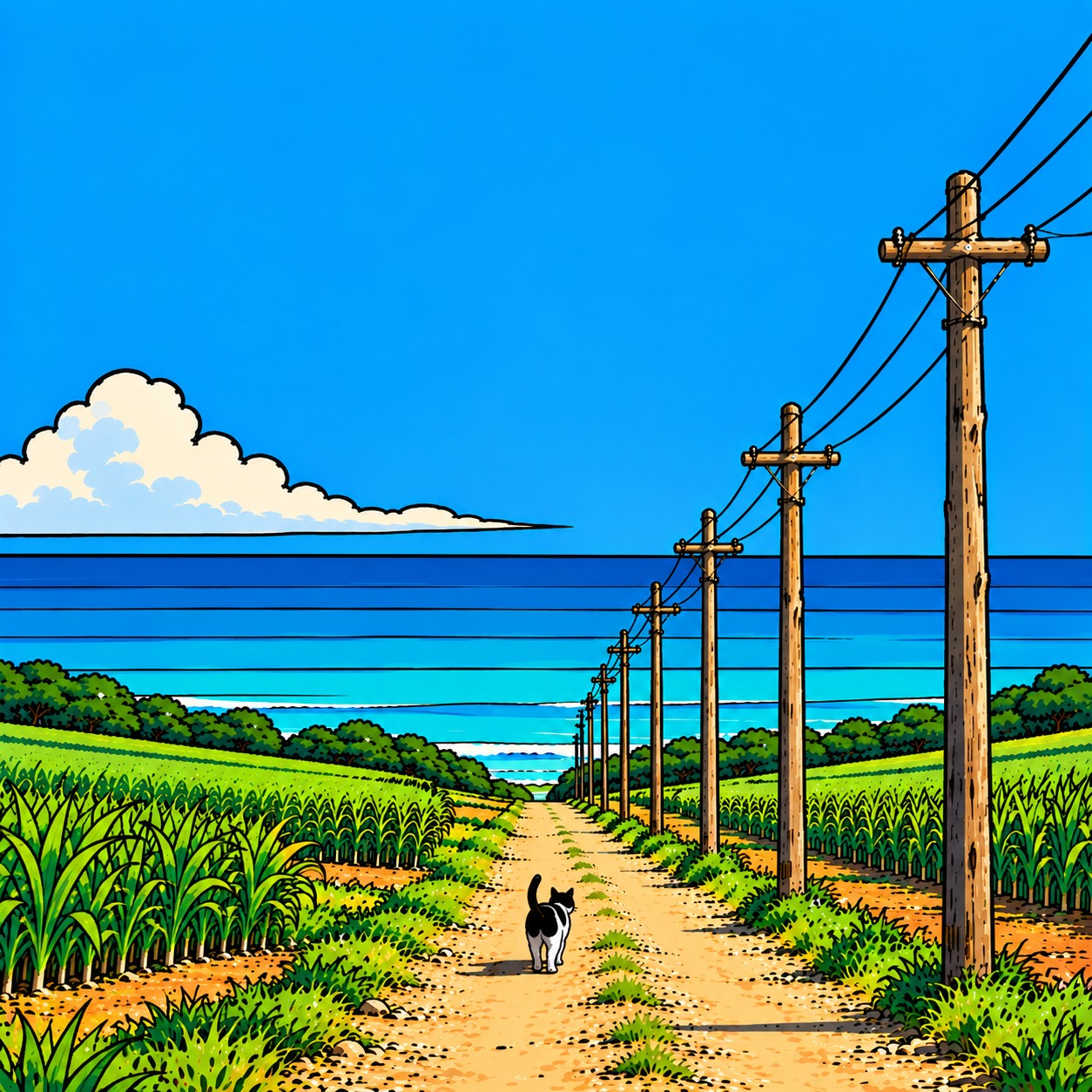 THE SLOW WAY TO THE SEA